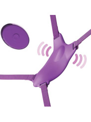 ARNES MARIPOSA VIBRADOR, RECARGABLE & CONTROL REMOTO VIOLETA DE LA MARCA FANTASY FOR HER