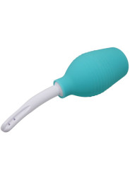 PERA ANAL DUCHA DE SILICONA AZUL PARA HIGIENE ÍNTIMA DE LA MARCA MR PLAY