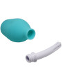 PERA ANAL DUCHA DE SILICONA AZUL PARA HIGIENE ÍNTIMA DE LA MARCA MR PLAY