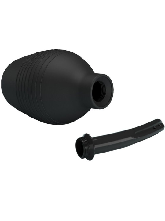 DUCHA ANAL RECARGABLE USB NEGRA SUPER POWER DE LA MARCA MR PLAY
