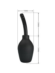 DUCHA ANAL RECARGABLE USB NEGRA SUPER POWER DE LA MARCA MR PLAY