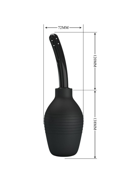 DUCHA ANAL RECARGABLE USB NEGRA SUPER POWER DE LA MARCA MR PLAY