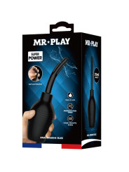 DUCHA ANAL RECARGABLE USB NEGRA SUPER POWER DE LA MARCA MR PLAY