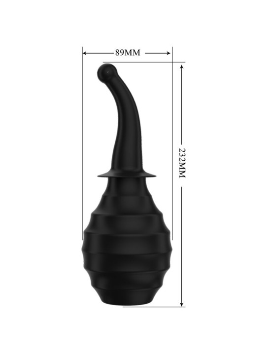 DUCHA ANAL RECARGABLE USB NEGRA BLKM6 DE LA MARCA MR PLAY