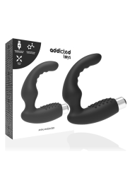 VIBRADOR PROSTÁTICO RECARGABLE 10 MODOS - SILICONA MÉDICA DE LA MARCA ADDICTED TOYS