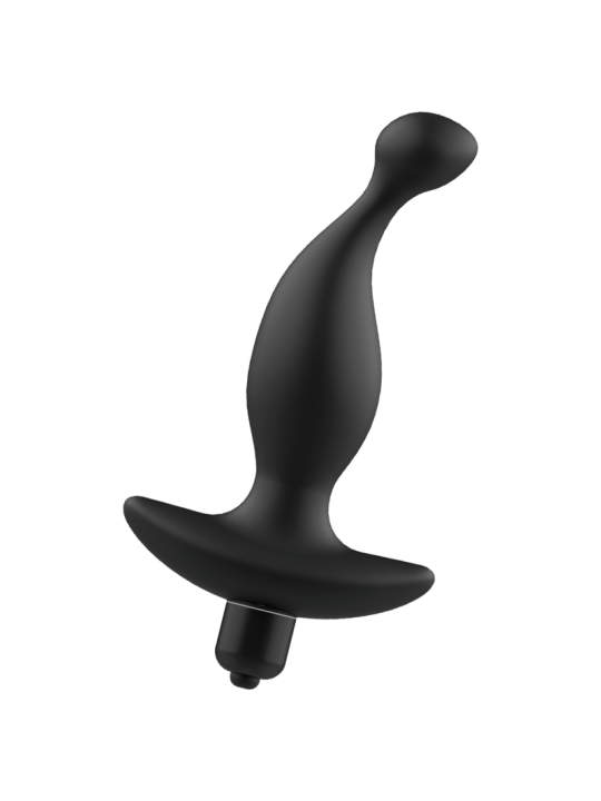 MASAJEADOR ANAL VIBRADOR SILICONA PREMIUM NEGRO DE LA MARCA ADDICTED TOYS