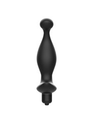 MASAJEADOR ANAL VIBRADOR SILICONA PREMIUM NEGRO DE LA MARCA ADDICTED TOYS