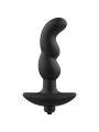 MASAJEADOR ANAL VIBRADOR SILICONA PREMIUM NEGRO DE LA MARCA ADDICTED TOYS