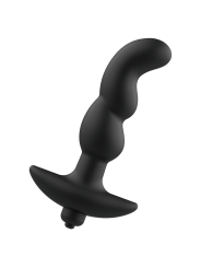 MASAJEADOR ANAL VIBRADOR SILICONA PREMIUM NEGRO DE LA MARCA ADDICTED TOYS