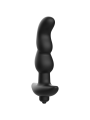MASAJEADOR ANAL VIBRADOR SILICONA PREMIUM NEGRO DE LA MARCA ADDICTED TOYS
