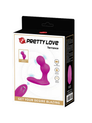 MASAGEADOR VIBRADOR ANAL CON MANDO REMOTO PRETTY LOVE DE LA MARCA PRETTY LOVE