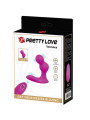 MASAGEADOR VIBRADOR ANAL CON MANDO REMOTO PRETTY LOVE DE LA MARCA PRETTY LOVE