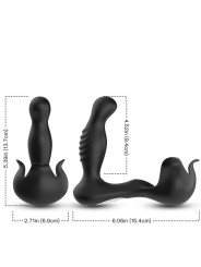 VIBRADOR ANAL PROSTÁTICO CON CONTROL REMOTO Y ESTIMULADOR TESTICULAR DE LA MARCA ARMONY FOR HIM