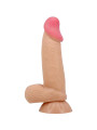 DILDO REALÍSTICO CON VENTOSA 19 CM PIEL DESLIZANTE DE LA MARCA PRETTY LOVE HIGH GRADE