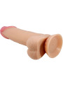 DILDO REALÍSTICO CON VENTOSA 19 CM PIEL DESLIZANTE DE LA MARCA PRETTY LOVE HIGH GRADE