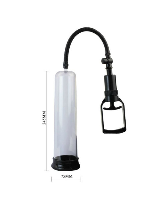 BOMBA DE ERECCION VIBRADORA CON MANDO REGULABLE DE LA MARCA BAILE FOR HIM