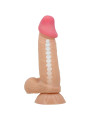 DILDO REALÍSTICO CON VENTOSA 19 CM PIEL DESLIZANTE DE LA MARCA PRETTY LOVE HIGH GRADE