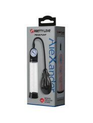 BOMBA ERECCION AUTOMÁTICA CON MEDIDOR DE PRESIÓN DE LA MARCA PRETTY LOVE MALE
