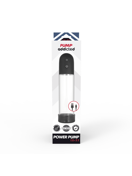 BOMBA ERECCIÓN AUTOMÁTICA RX11 PARA AGRANDAMIENTO DE LA MARCA PUMP ADDICTED