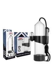 BOMBA ERECCIÓN RX5 TRANSPARENTE CON VIBRADOR PUMP ADDICTED DE LA MARCA PUMP ADDICTED