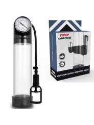 BOMBA ERECCIÓN RX9 TRANSPARENTE CON VIBRADOR PUMP ADDICTED DE LA MARCA PUMP ADDICTED