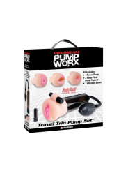 BOMBA DE SUCCIÓN CON MASTURBADOR Y KIT DE PLACER PUMP WORX DE LA MARCA PUMP WORX