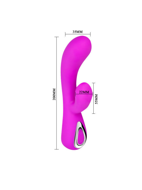 VIBRADOR RAMPANTE SMART HONEY LILA 10 FUNCIONES DE LA MARCA PRETTY LOVE SMART