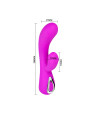 VIBRADOR RAMPANTE SMART HONEY LILA 10 FUNCIONES DE LA MARCA PRETTY LOVE SMART