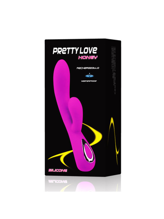 VIBRADOR RAMPANTE SMART HONEY LILA 10 FUNCIONES DE LA MARCA PRETTY LOVE SMART