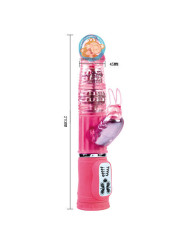 VIBRADOR ROTADOR RAMPANTE 10 FUNCIONES ROSA 27 CM DE LA MARCA BAILE ROTATIONS