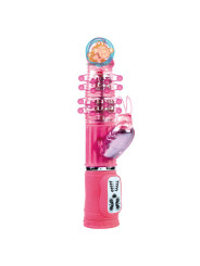 VIBRADOR ROTADOR RAMPANTE 10 FUNCIONES ROSA 27 CM DE LA MARCA BAILE ROTATIONS