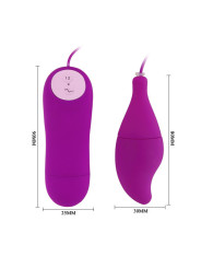 VIBRADOR HUEVO SILICONA 12 MODOS LILA PRETTY LOVE DE LA MARCA BAILE STIMULATING