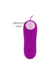 VIBRADOR HUEVO SILICONA 12 MODOS LILA PRETTY LOVE DE LA MARCA BAILE STIMULATING