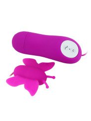 VIBRADOR MARIPOSA CLÍTORIS 12 VELOCIDADES CONTROL REMOTO LILA DE LA MARCA BAILE STIMULATING