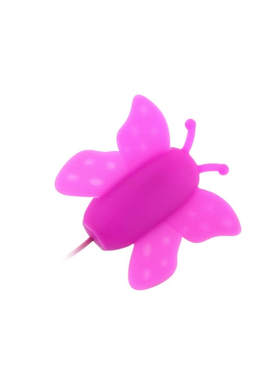 VIBRADOR MARIPOSA CLÍTORIS 12 VELOCIDADES CONTROL REMOTO LILA DE LA MARCA BAILE STIMULATING