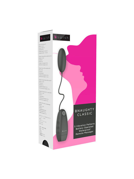 VIBRADOR BULLET SILICONA 5 FUNCIONES MANDO A DISTANCIA DE LA MARCA B SWISH