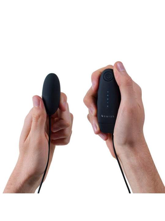 VIBRADOR BULLET SILICONA 5 FUNCIONES MANDO A DISTANCIA DE LA MARCA B SWISH