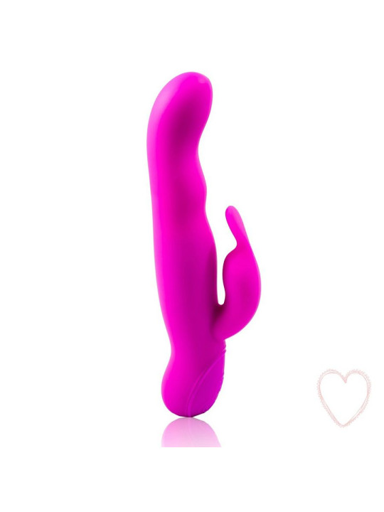 MASAJADOR ROTADOR VIBRADOR SILICONA LILA 7 MODOS DE LA MARCA PRETTY LOVE HIGH GRADE