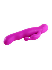 MASAJADOR ROTADOR VIBRADOR SILICONA LILA 7 MODOS DE LA MARCA PRETTY LOVE HIGH GRADE