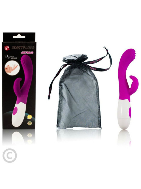 VIBRADOR RAMPANTE FLIRTATION ARTHUR 7 VELOCIDADES DE LA MARCA PRETTY LOVE FLIRTATION