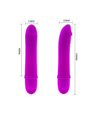 VIBRADOR MINI BECK LILA 10 MODOS SILENCIOSO DE LA MARCA PRETTY LOVE FLIRTATION
