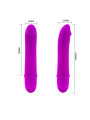 VIBRADOR MINI BECK LILA 10 MODOS SILENCIOSO DE LA MARCA PRETTY LOVE FLIRTATION