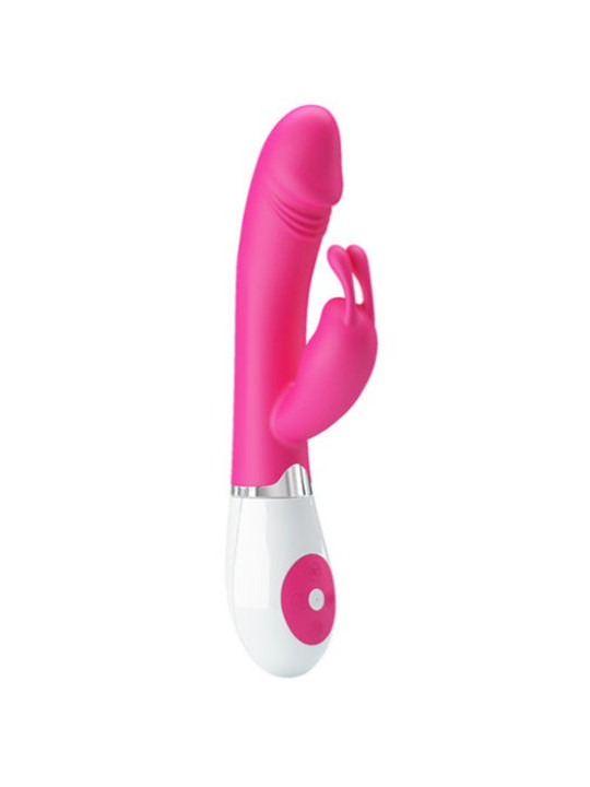 VIBRADOR GENA CON CONTROL DE VOZ Y ESTIMULADOR CLITORIS DE LA MARCA PRETTY LOVE FLIRTATION