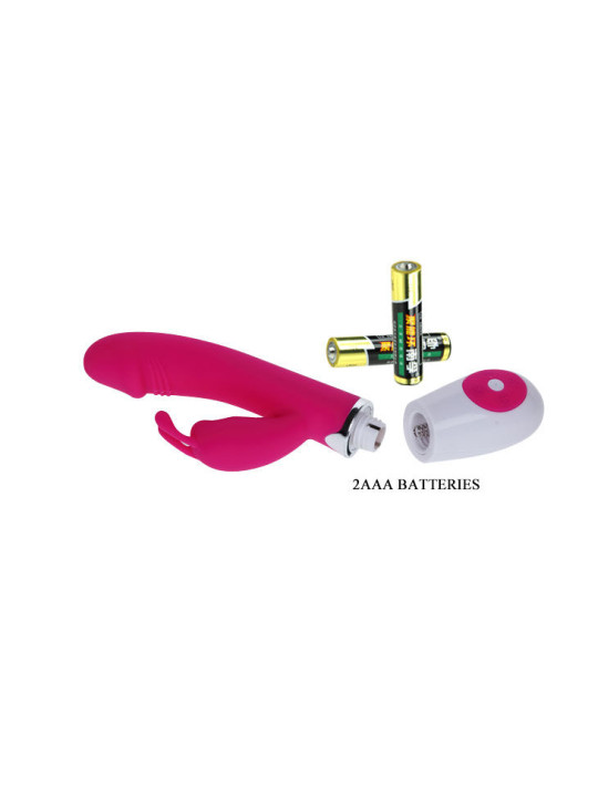 VIBRADOR GENA CON CONTROL DE VOZ Y ESTIMULADOR CLITORIS DE LA MARCA PRETTY LOVE FLIRTATION