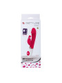 VIBRADOR GENA CON CONTROL DE VOZ Y ESTIMULADOR CLITORIS DE LA MARCA PRETTY LOVE FLIRTATION