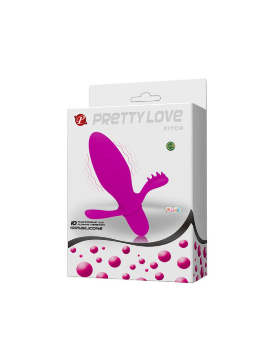 VIBRADOR SILICONA FLIRTATION FITCH 10 MODOS DE LA MARCA PRETTY LOVE FLIRTATION