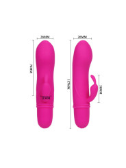 VIBRADOR RABBIT CAESAR LILA 10 MODOS ESTIMULACIÓN CLITORIS DE LA MARCA PRETTY LOVE FLIRTATION