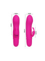 VIBRADOR RABBIT CAESAR LILA 10 MODOS ESTIMULACIÓN CLITORIS DE LA MARCA PRETTY LOVE FLIRTATION
