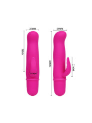 VIBRADOR MINI BLITHE 10 MODOS SILICONA LILA DE LA MARCA PRETTY LOVE FLIRTATION