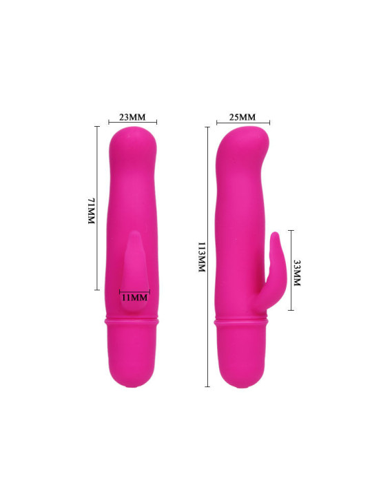 VIBRADOR MINI BLITHE 10 MODOS SILICONA LILA DE LA MARCA PRETTY LOVE FLIRTATION